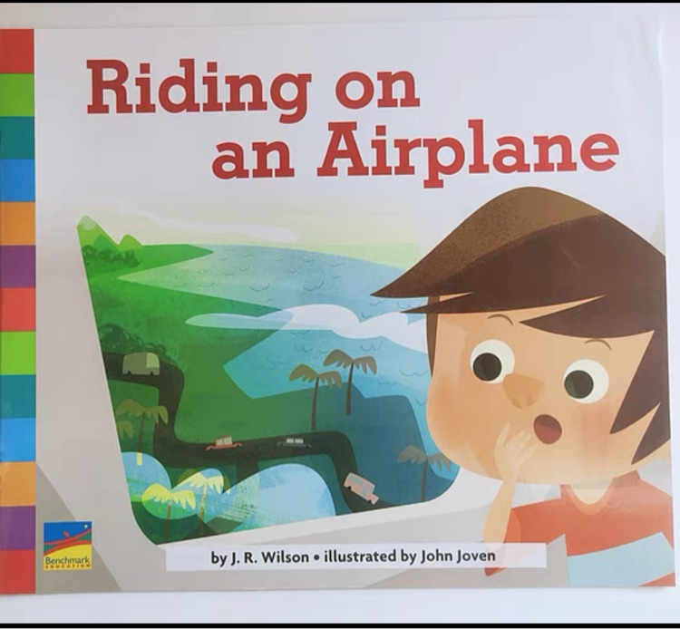 riding on an airplane