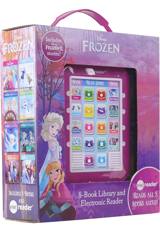 Disney Frozen 8 Books Library w/ Electronic Reader