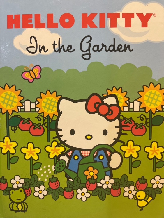 Hello Kitty - in the garden