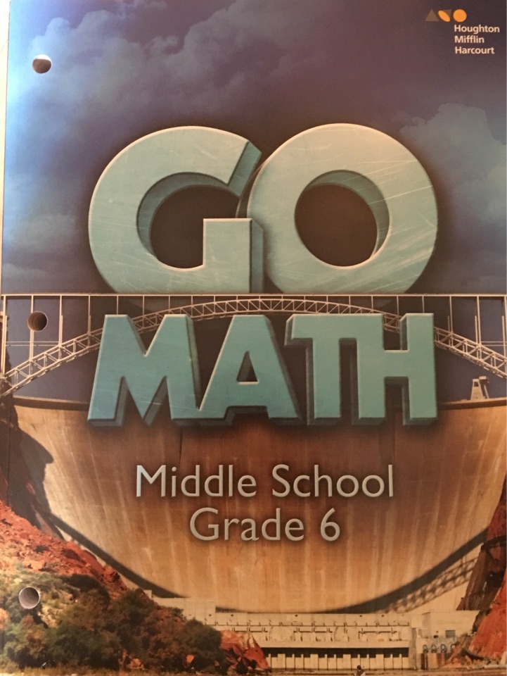 Go Math!: Student Interactive Worktext (StA) Grade 6 2016
