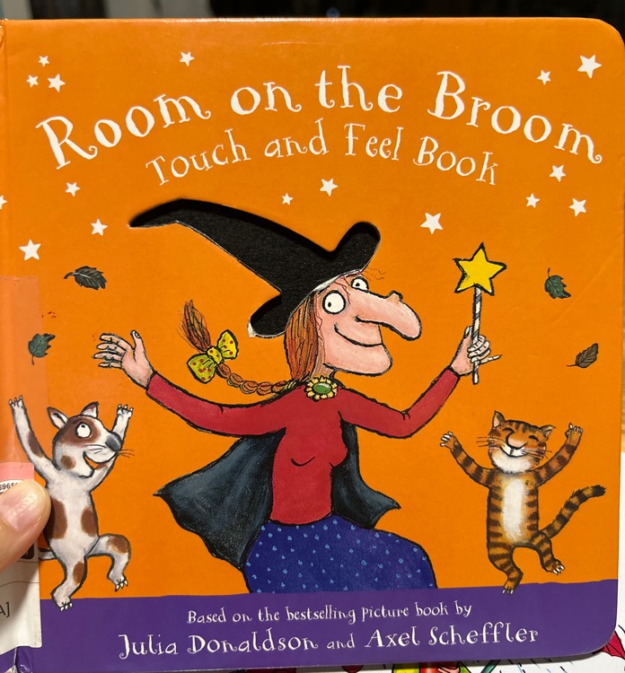 Room on the broom touch and feel book