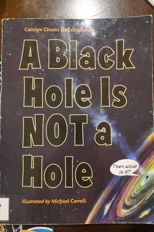 A black hole is nota hole