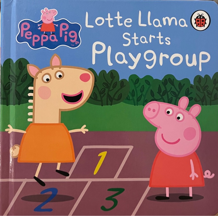 英文原版 Peppa Pig: Lotte Llama Starts Playgroup 小豬佩奇: 洛特-拉瑪在幼兒園的第一天紙板書