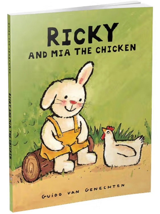 Ricky and Mia the chicken