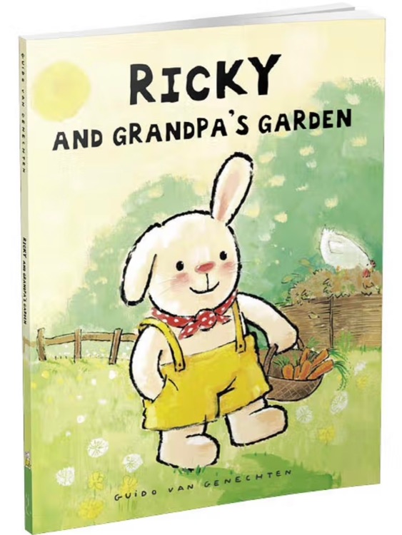 Ricky and grandpa's garden