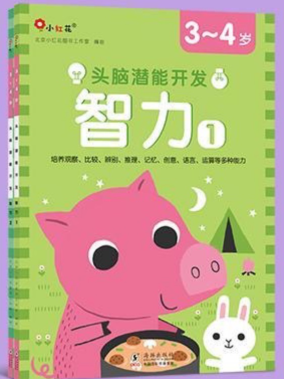 邦臣小紅花·頭腦潛能開發(fā): 智力3-4歲(全2冊(cè))