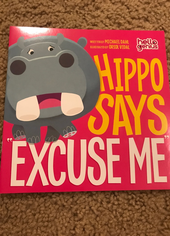 Hippo Says "Excuse me"