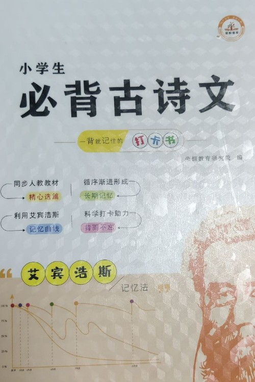 小學(xué)生必背古詩文打卡書