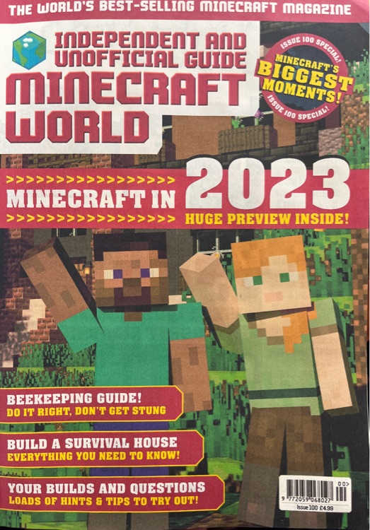 Minecraft World Issue 100