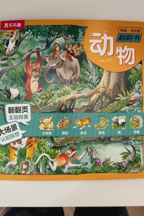 翻翻書動物