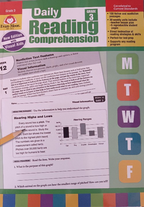 daily reading comprehension  Grade3