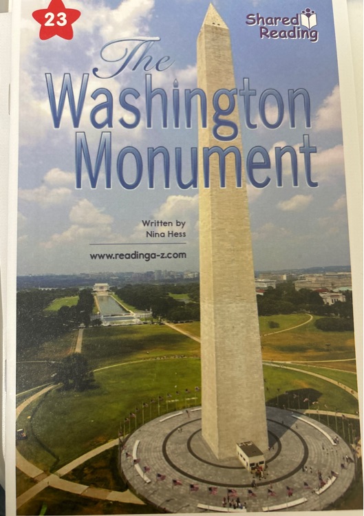 The Washington monument