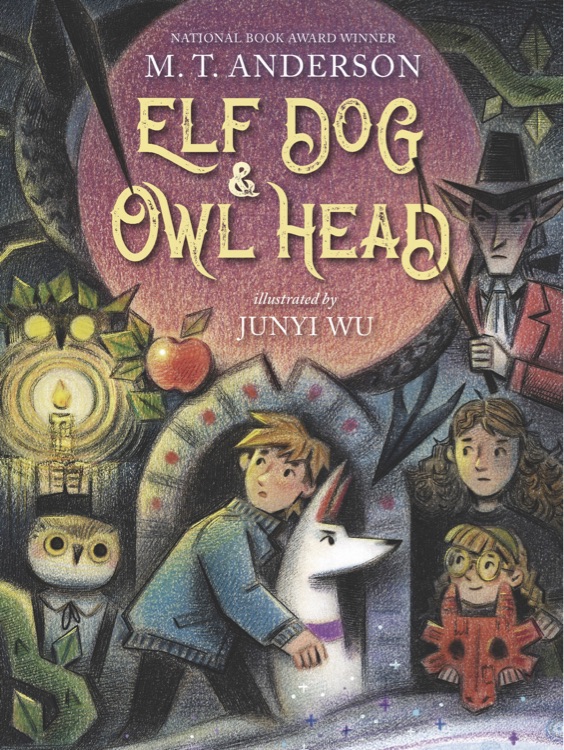 elf dog and owl head