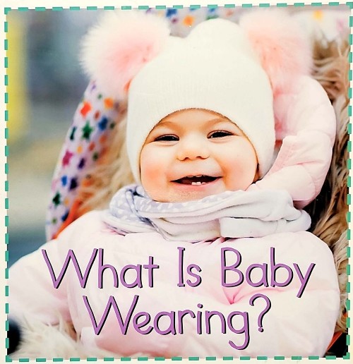 What is baby wearing?