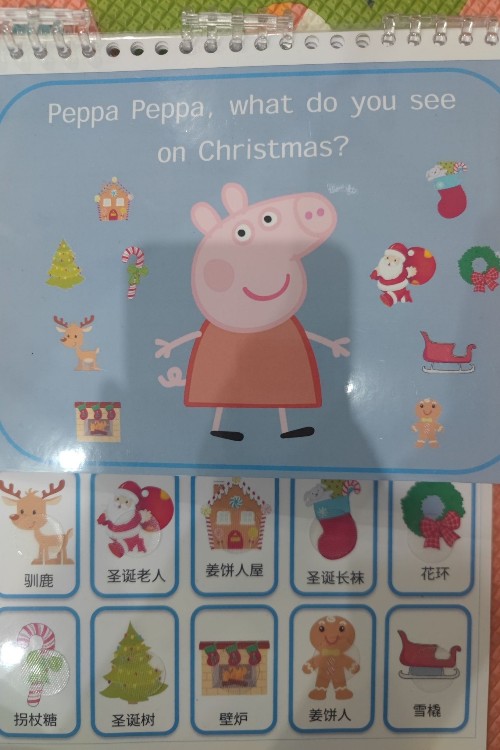 peppa peppa,what do you see on christmas?