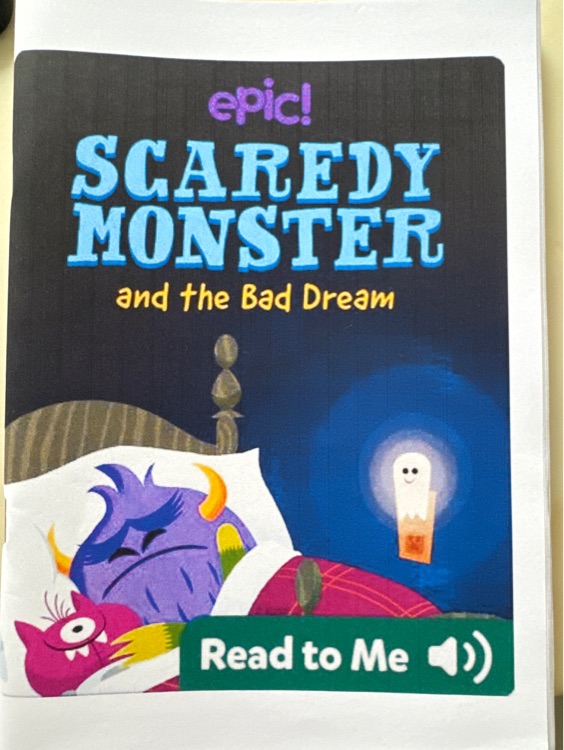 scaredy monster and the bad dream