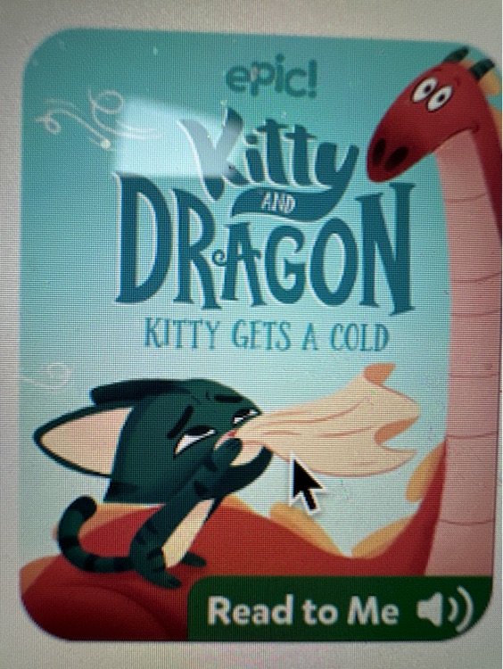 kitty and dragon: kitty gets a cold