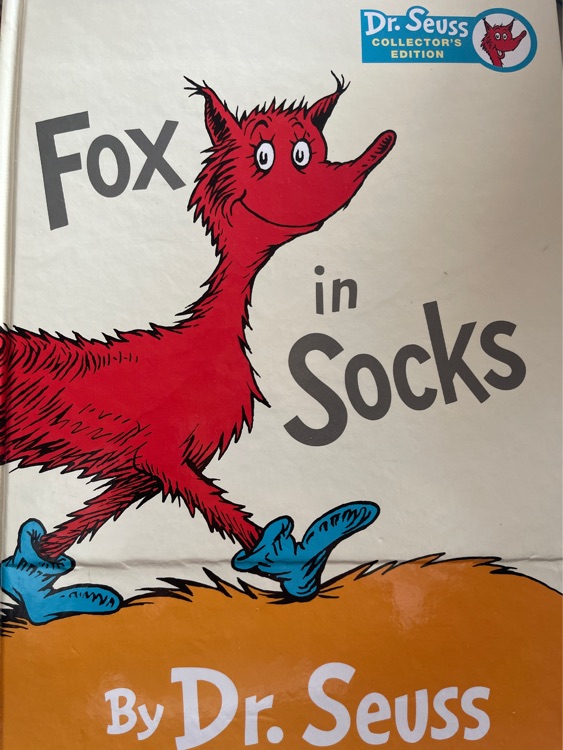 Fox in sock