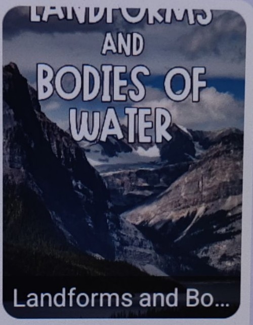 landforms and bodies of water