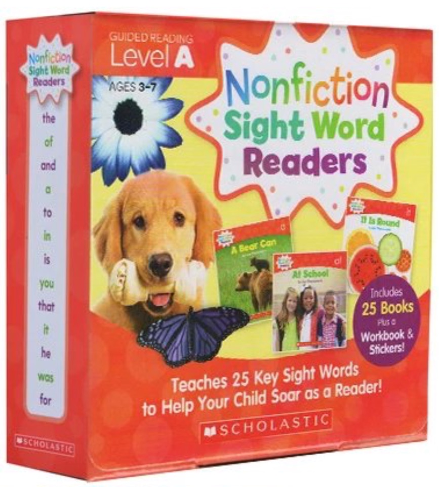 Nonfiction sight word readers Level A