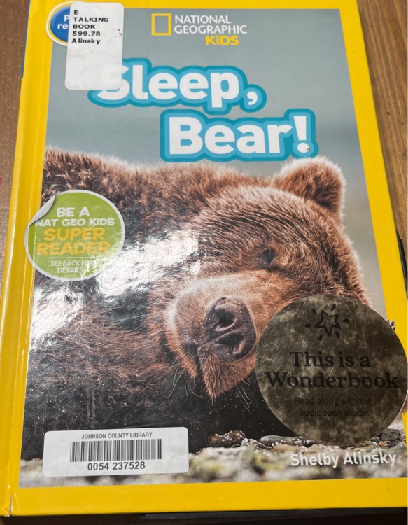 Sleep,, bear