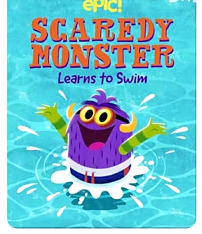 Scaredy Monster Learns to Swim