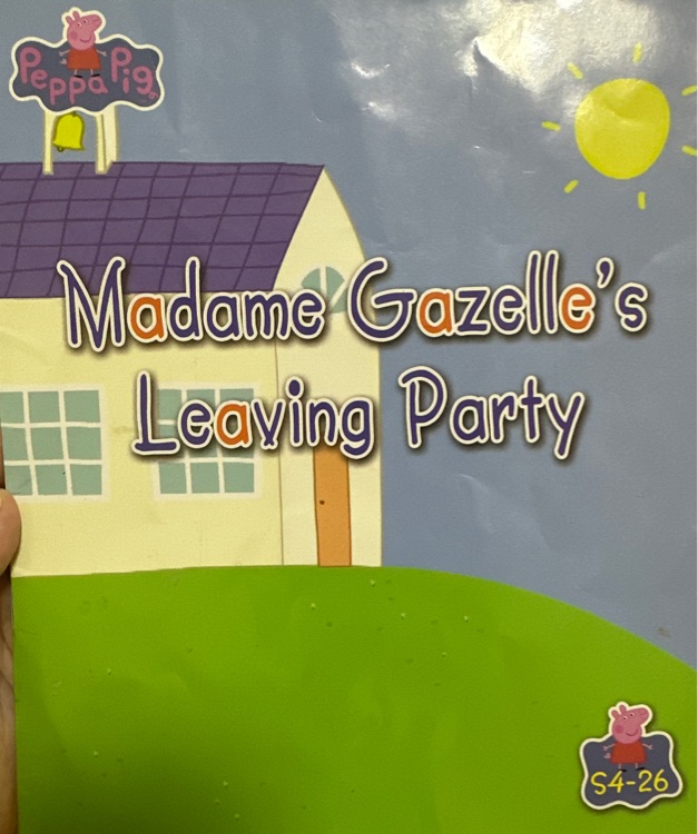 Madame Gazelle's leaving party