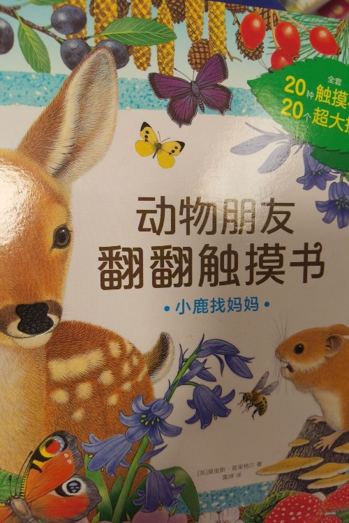 動物朋友翻翻觸摸書 小鹿找媽媽