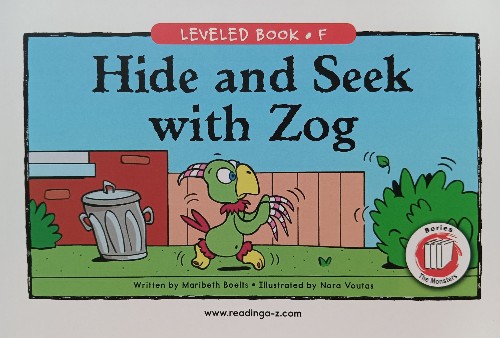 Hide and seek with Zog