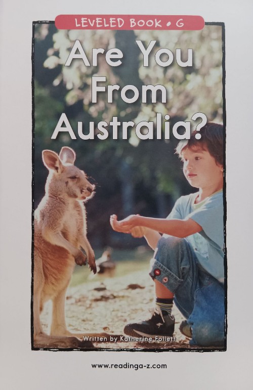 Are You from Australia?