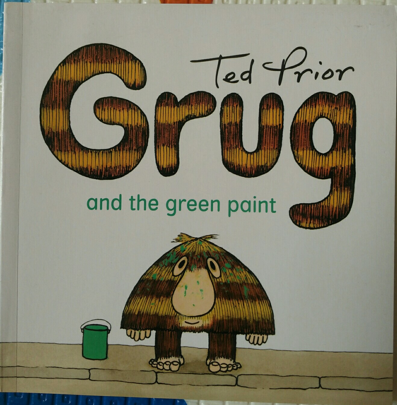 Grug and the green paint