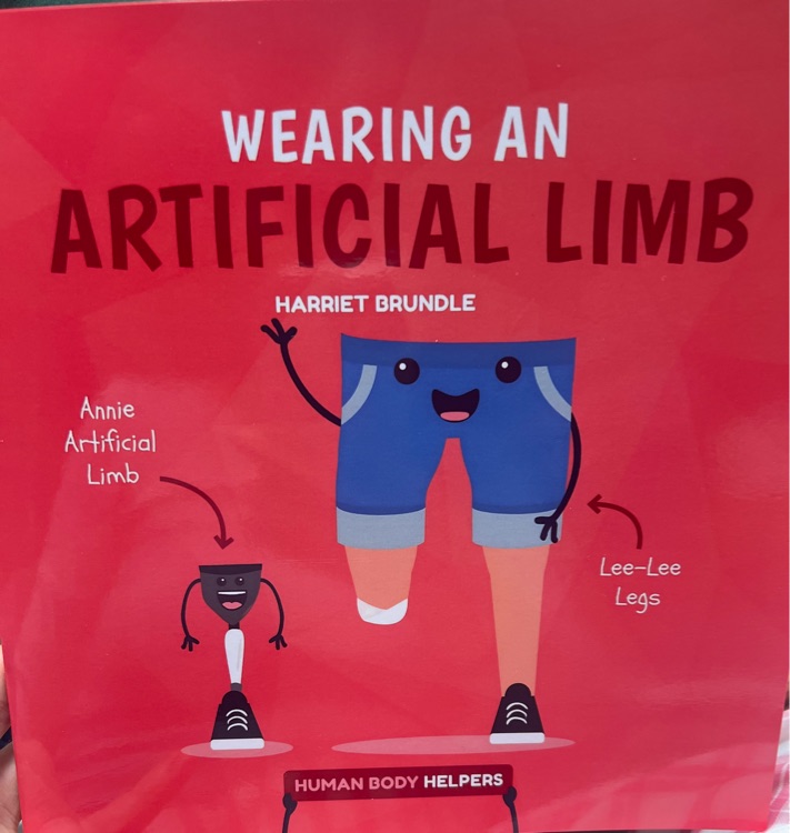 wearing an artificial limb