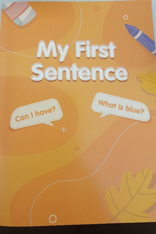 My first sentence