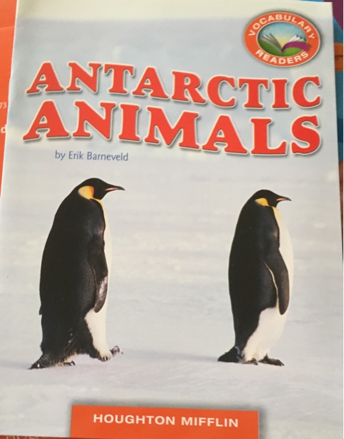 Vocabulary readers Antarctic animals