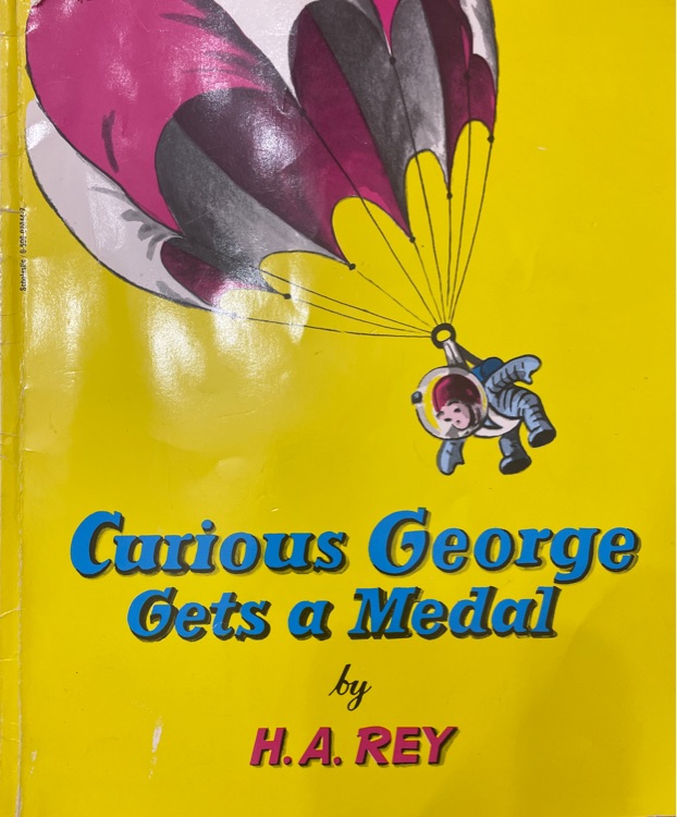 Curious George gets a medal