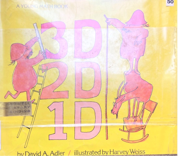 Young Math Books: 3D, 2D, 1D