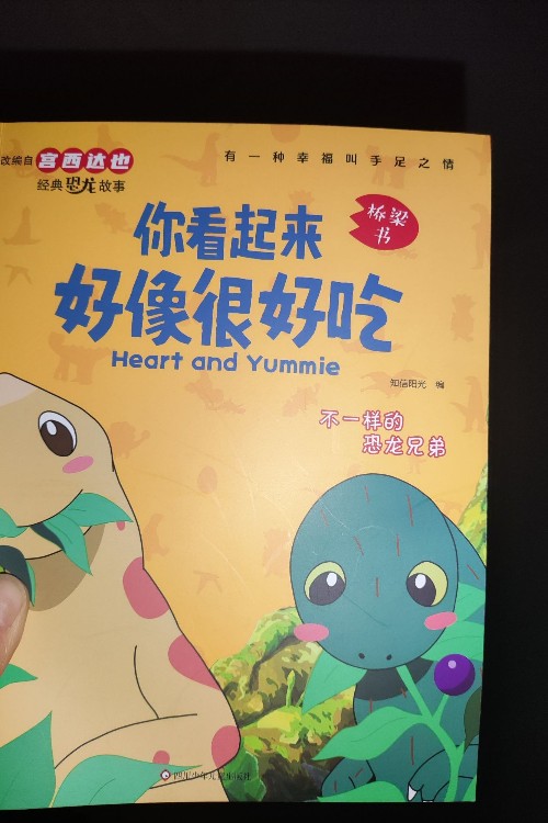 你看起來(lái)好像很好吃不一樣的恐龍兄弟橋梁書