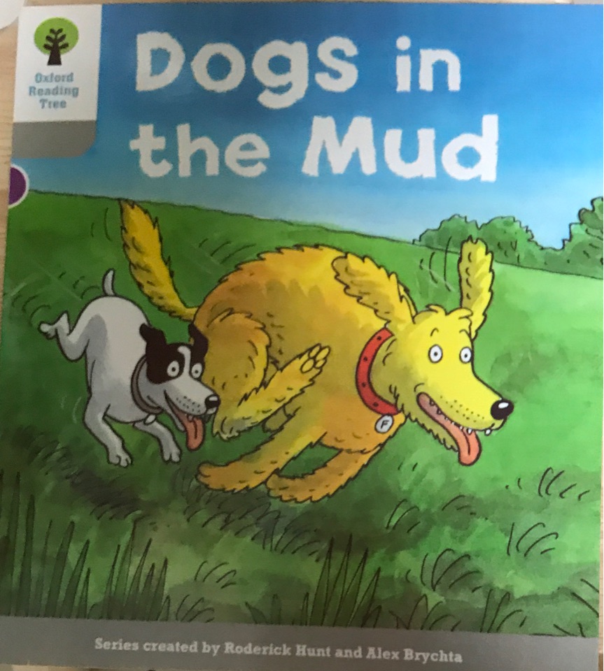 Dogs in the mud