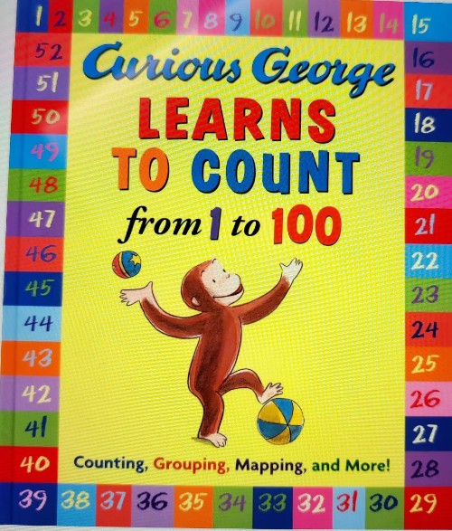 curious george learns to count frime 1 to 100