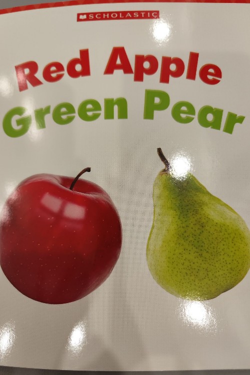 red Apple green pear