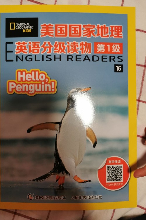 美國國家地理英語分級讀物第一級hello penguin