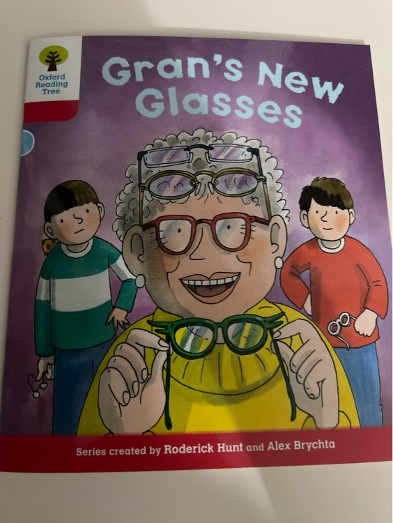 Gran's new glasses