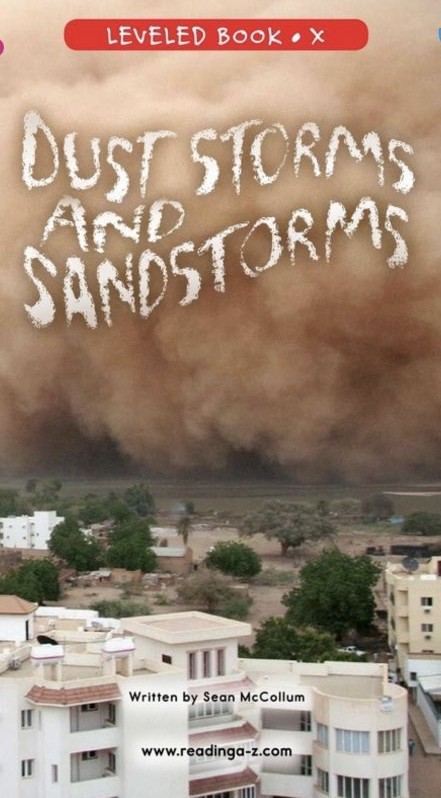 Dust storms  and Sandstorms(RAZ X)