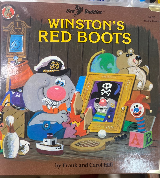 Winston's red boots