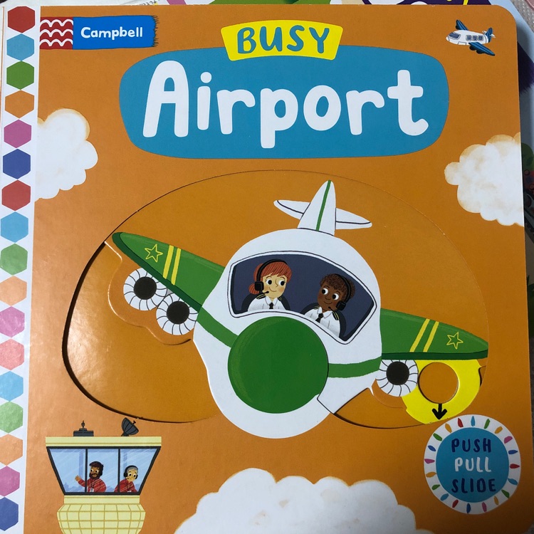 英文原版 busy Airport 繁忙的飛機(jī)場(chǎng)低幼啟蒙低幼啟蒙