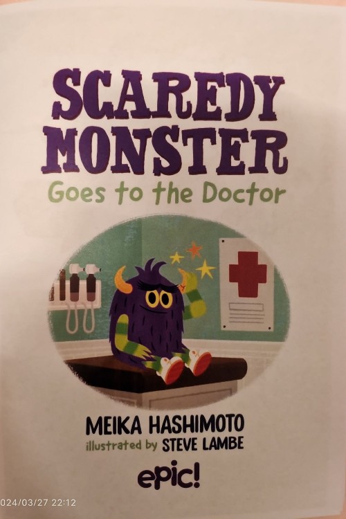 scaredy monster goes to the doctor