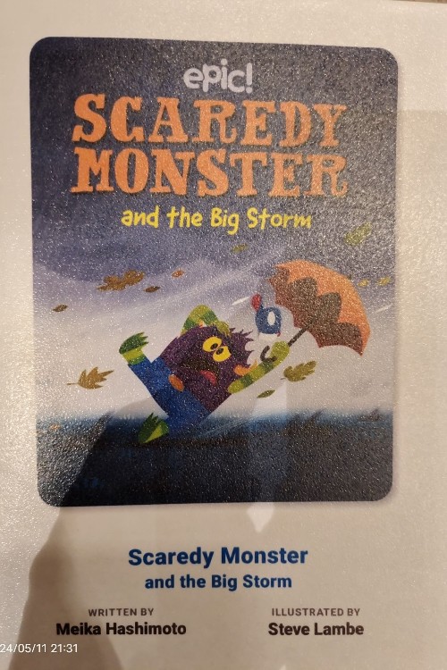 scaredy monster and the big storm