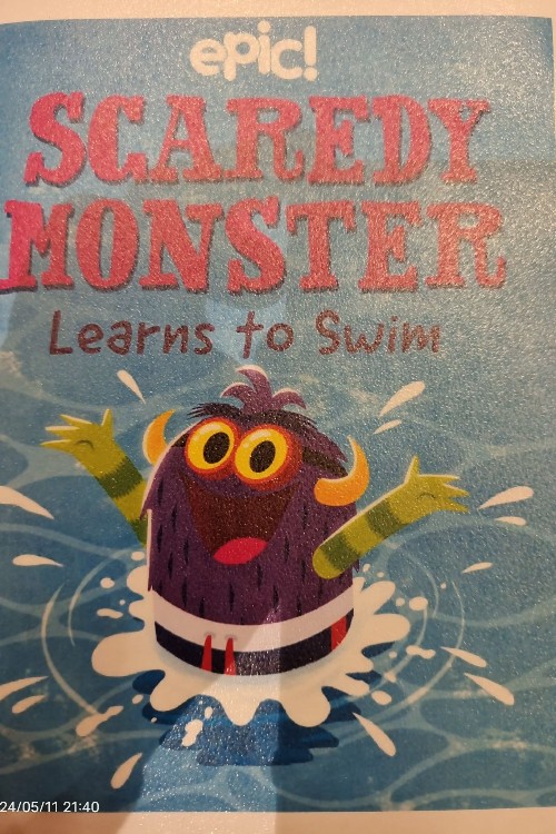 scaredy monster learns to swim