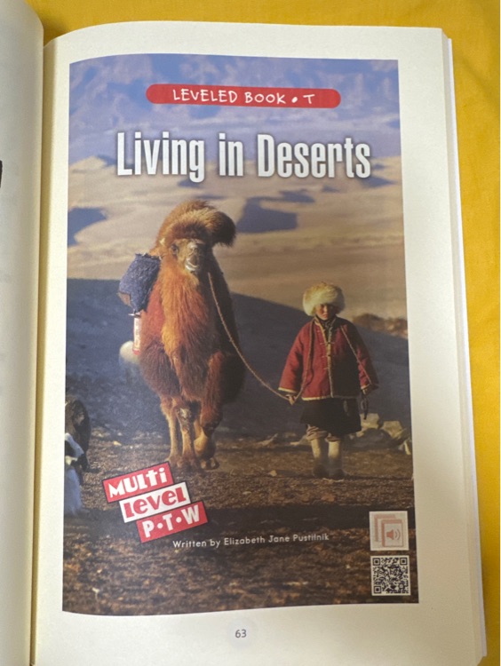 living in deserts