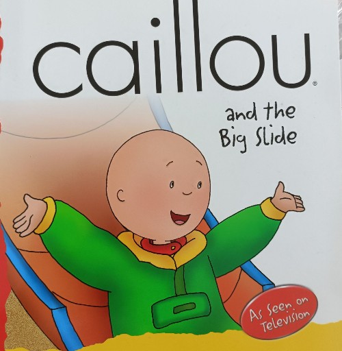 Caillou and the big slide